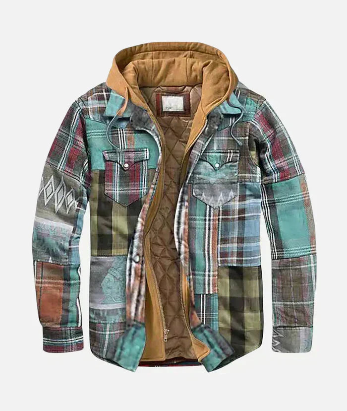 Raphaël™ | Veste à carreaux patchwork