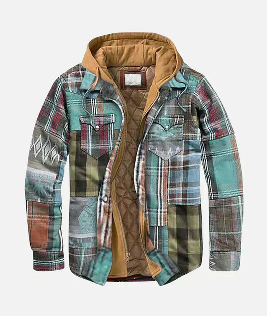Raphaël™ | Veste à carreaux patchwork
